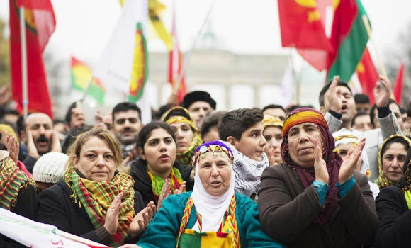 20,000 march in Berlin to demand PKK ban lifted