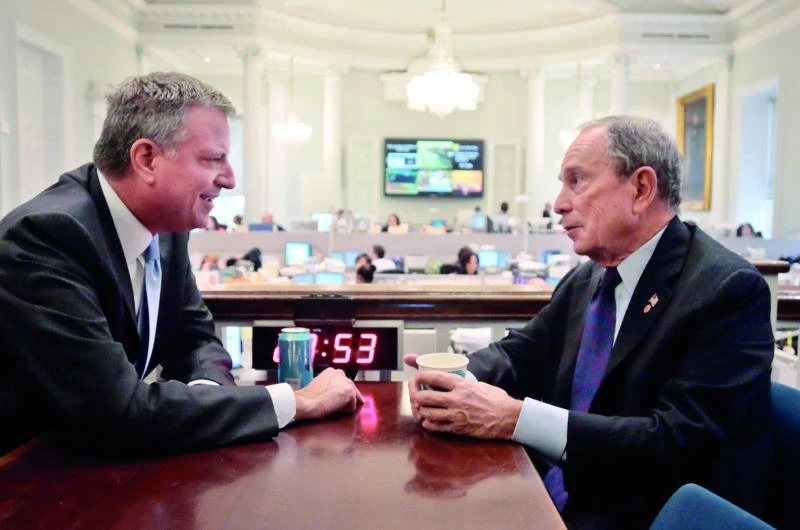 Democrat Bill de Blasio elected mayor of New York