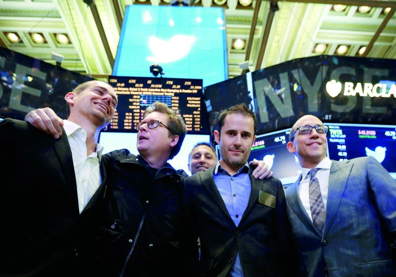 Twitter hits Wall Street with a bang