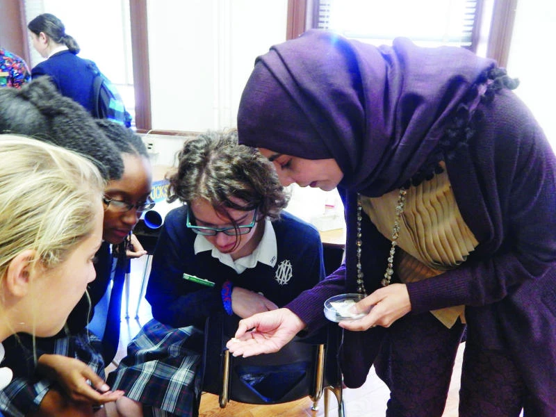 Saudi scientist shares her inspiration with students