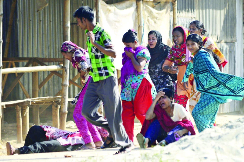 Dozens hurt in Bangladesh garment factory protest