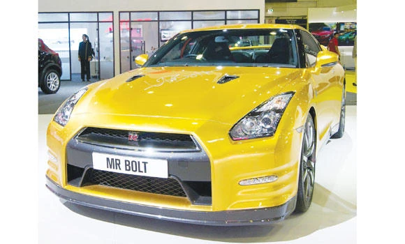 Gold Nissan GT-R grabs limelight at Dubai show