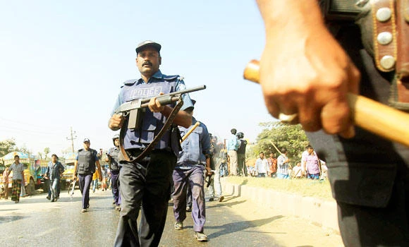 Train derailed in Bangladesh protests; poll may be delayed