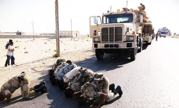 11 soldiers blown up in turbulent Sinai