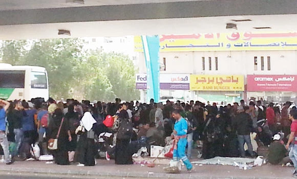 Indonesians stage sit-in demanding repatriation