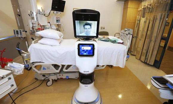 Robots let doctors ‘beam’ into remote hospitals