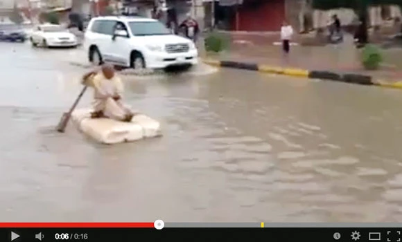 Flooded Saudi streets resemble Venice