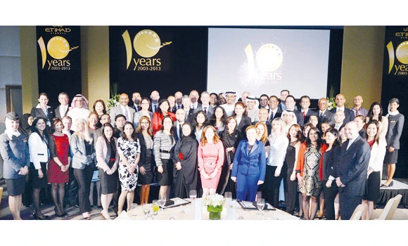 Etihad Airways pays tribute to longest serving staff members