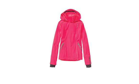 Ski fashion: Rainbow of color headed down slopes