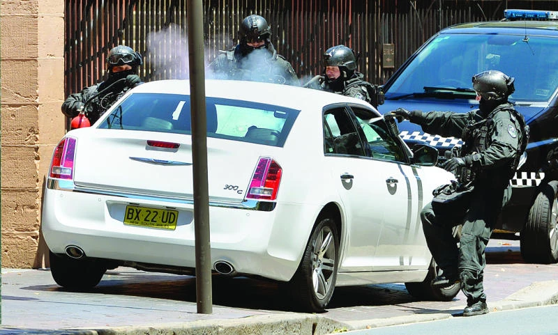 Man held after 2-hour standoff in Australia