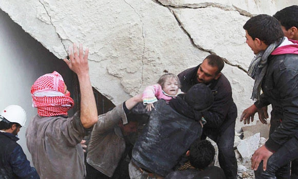 Assad’s barrel bombs kill 517 in a fortnight