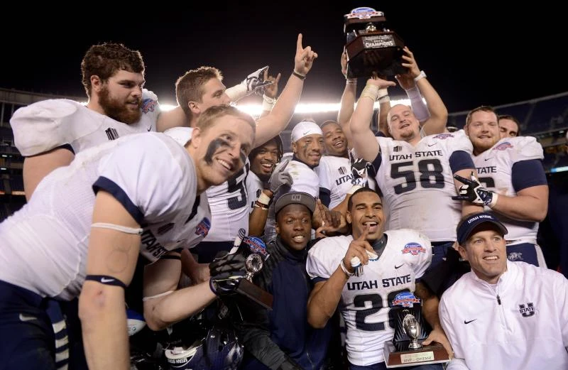 Utah State triumphs in Poinsettia Bowl