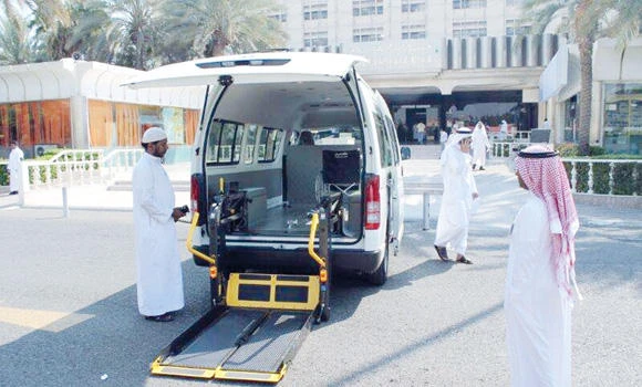 King Fahd Hospital gets vehicle for disabled patients