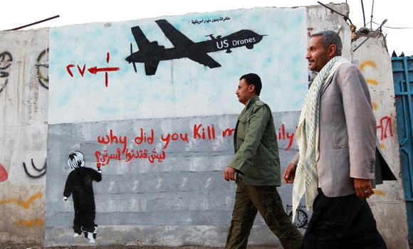 Drone strike in Yemen kills 17, mostly civilians