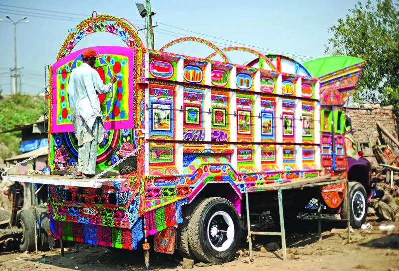 Pakistan’s truck art masters fret over NATO withdrawal
