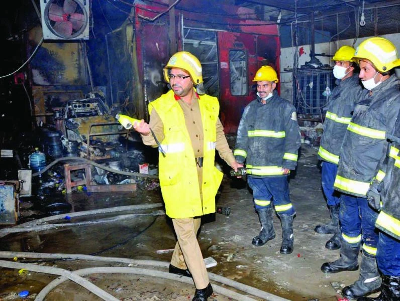 Two workshops gutted in south Jeddah