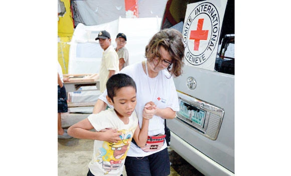 Typhoon brings unexpected medical relief to Philippine town