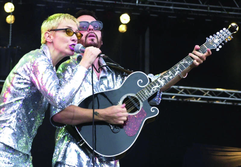 Sweet dream: Eurythmics uniting at Beatles tribute