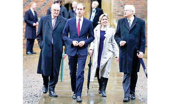 Royal commute: William hops a train to Cambridge