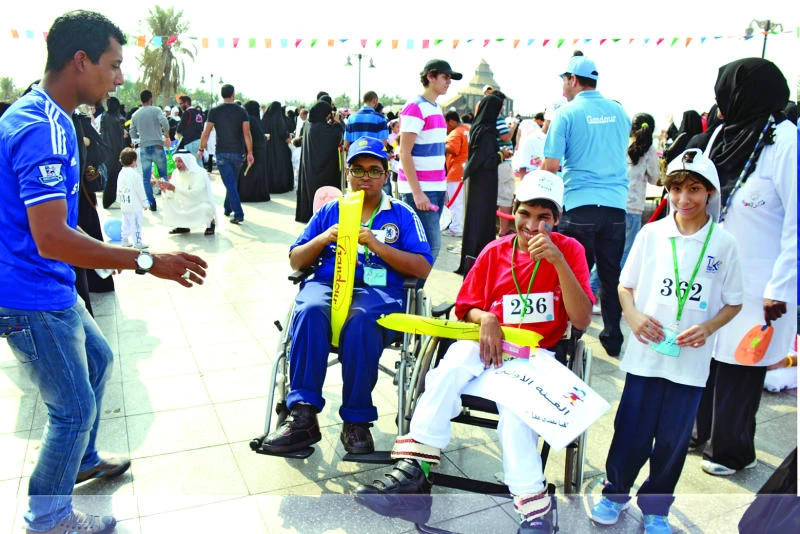 Marathon held for disabled children