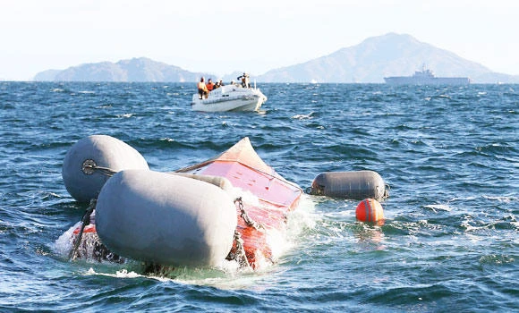 Two critical after Japan navy collision