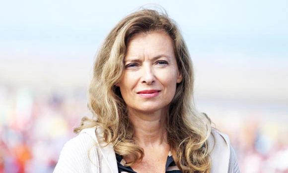 French first lady returns to work with India charity trip