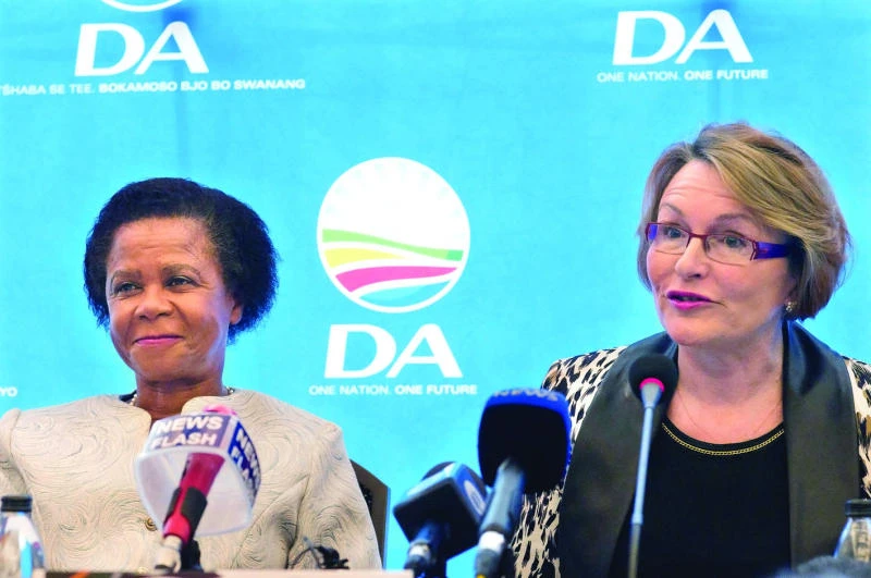 South African opposition parties set up united front