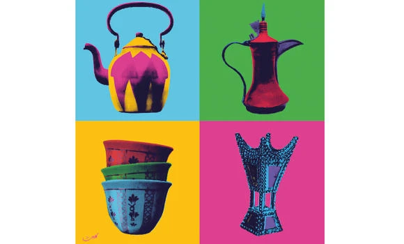 Pop art, the Saudi style