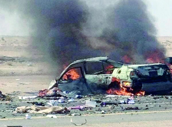 Highway horror: Bodies beyond recognition as fiery crash kills 10