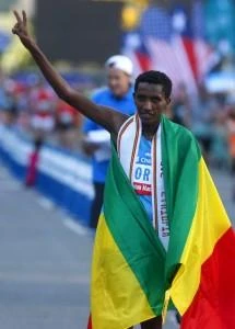 Ethiopians win Houston Marathon