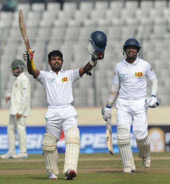 Silva’s maiden ton puts Sri Lanka on top