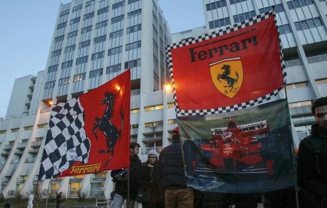 Schumacher improving but ‘not out of danger’