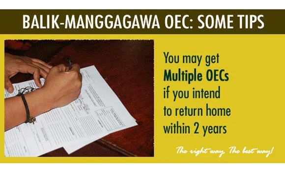Overseas Filipinos want OEC abolished