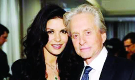 Douglas reunites with Zeta-Jones