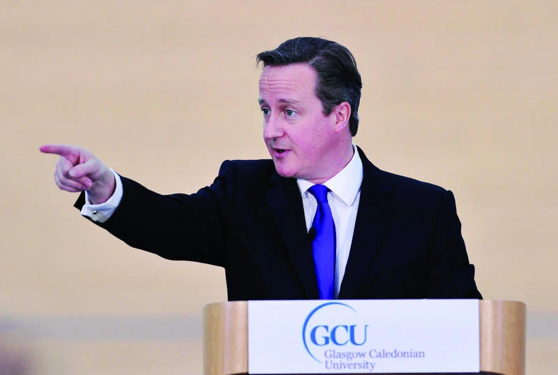 Cameron urges Britons to fight to keep Scotland