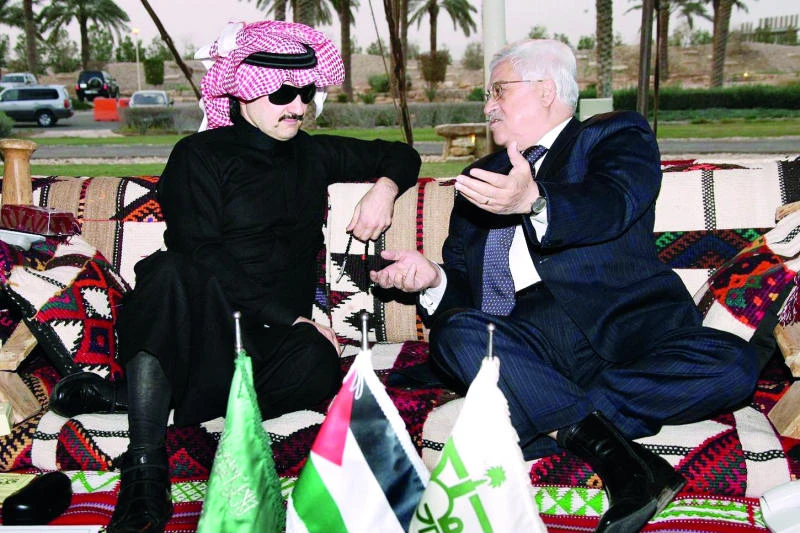 Prince Alwaleed pledges support for Palestine development
