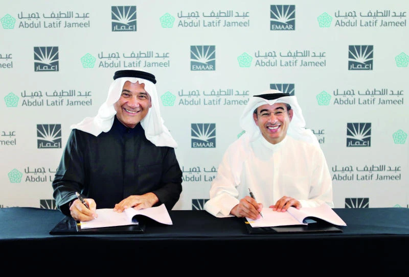 ALJ, Emaar sign deal to develop real estate projects
