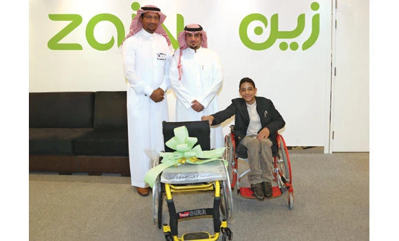 Zain KSA awards special bike to DCA winner