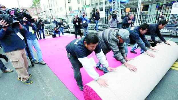 Young filmmakers, not models, prep for Oscar stage