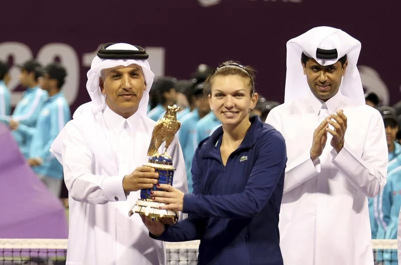 Halep stamps class in Qatar Open win
