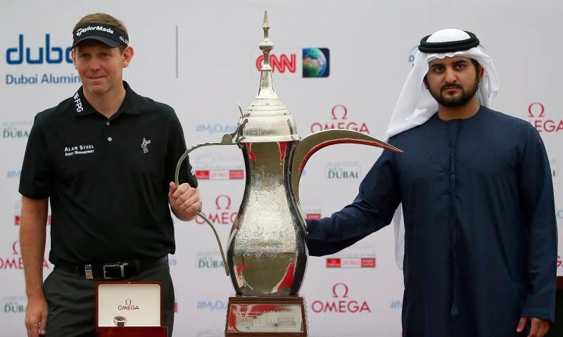 Gallacher holds nerve to post Dubai double