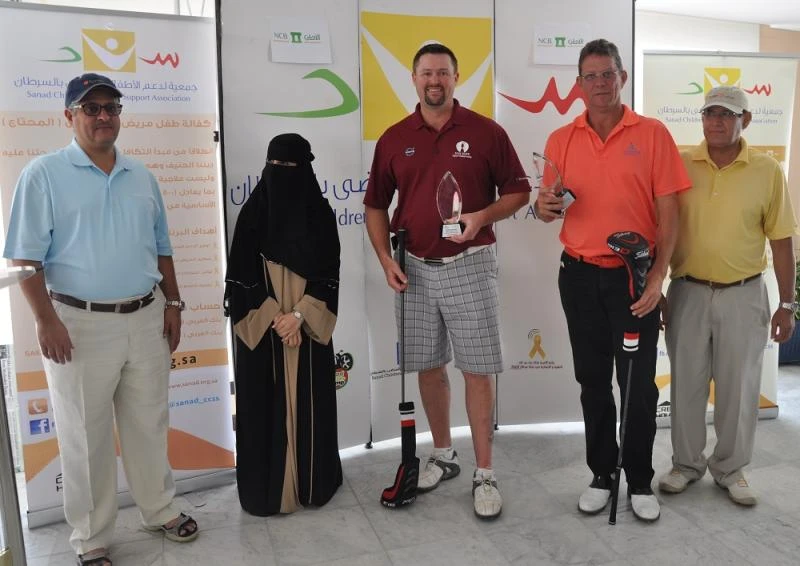 Campbell and Daggett win NCB-Sanad Charity Golf Tournament