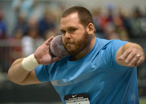 Ryan Whiting wins shot put at USA Indoor