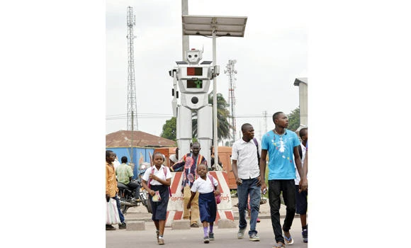 African city conquers world with traffic robots