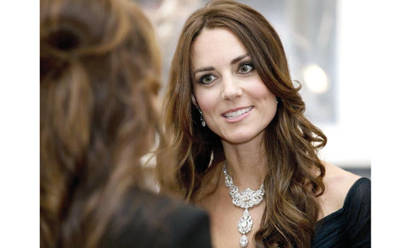 Diamonds fit for a queen: Kate dazzles at charity gala