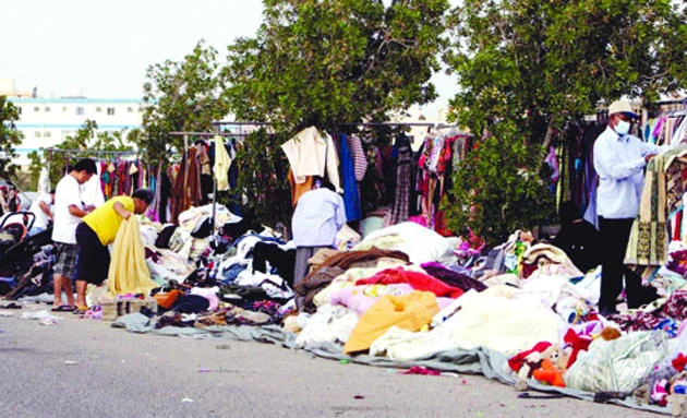 Clothes of the dead come in handy and cheap for the living