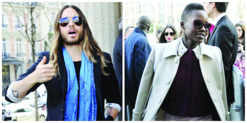 Nyong’o, Leto rock Prada’s show