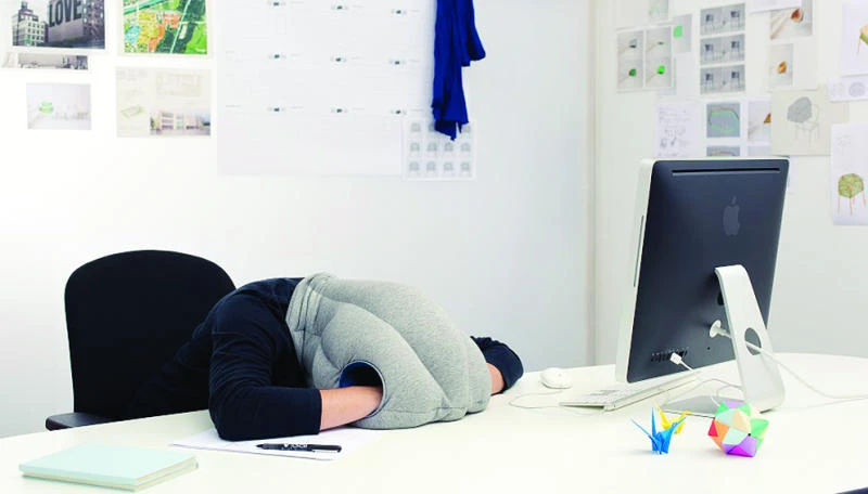 Be proud to sleep on the job