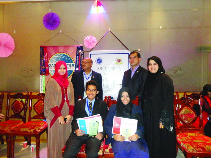 SLISJ students win speech contest