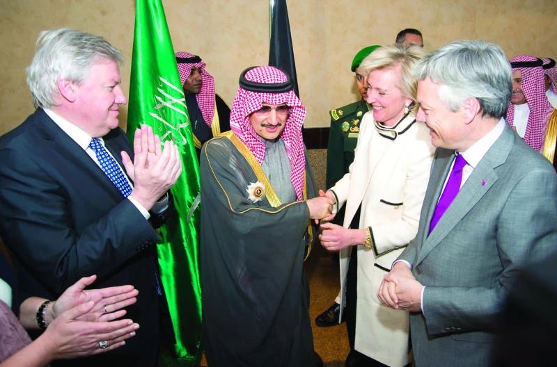 Top Belgian honor for Prince Alwaleed